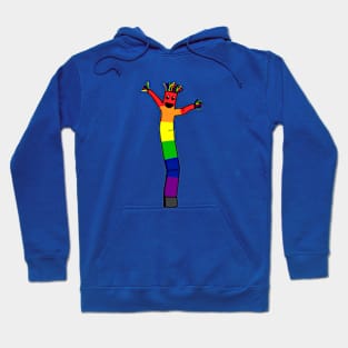 tube man rainbow Hoodie